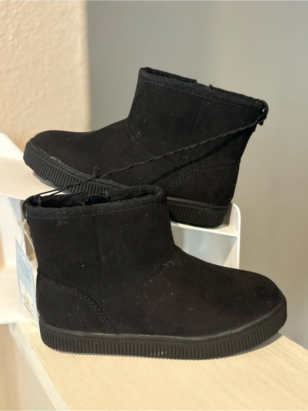 Cat & Jack Toddler Girls Arlo Zipper Shearling Style Boots ARLO Size 11 NEW